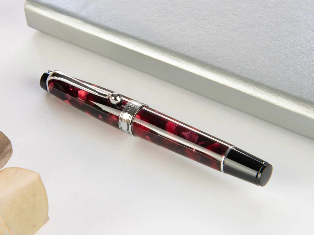 Aurora Optima Mini Fountain Pen, Resin, Burgundy, 996CMX 996CMX - Image 6
