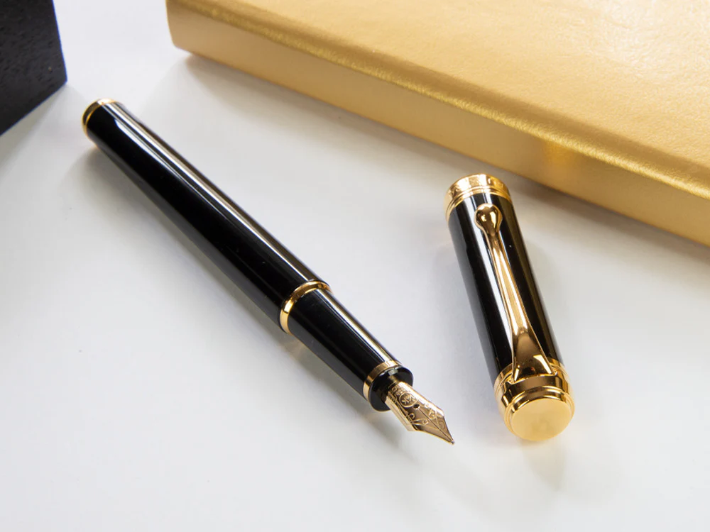 Aurora Talentum Finesse Fountain Pen, Resin, Gold trim, Black, D13-DN - Image 5