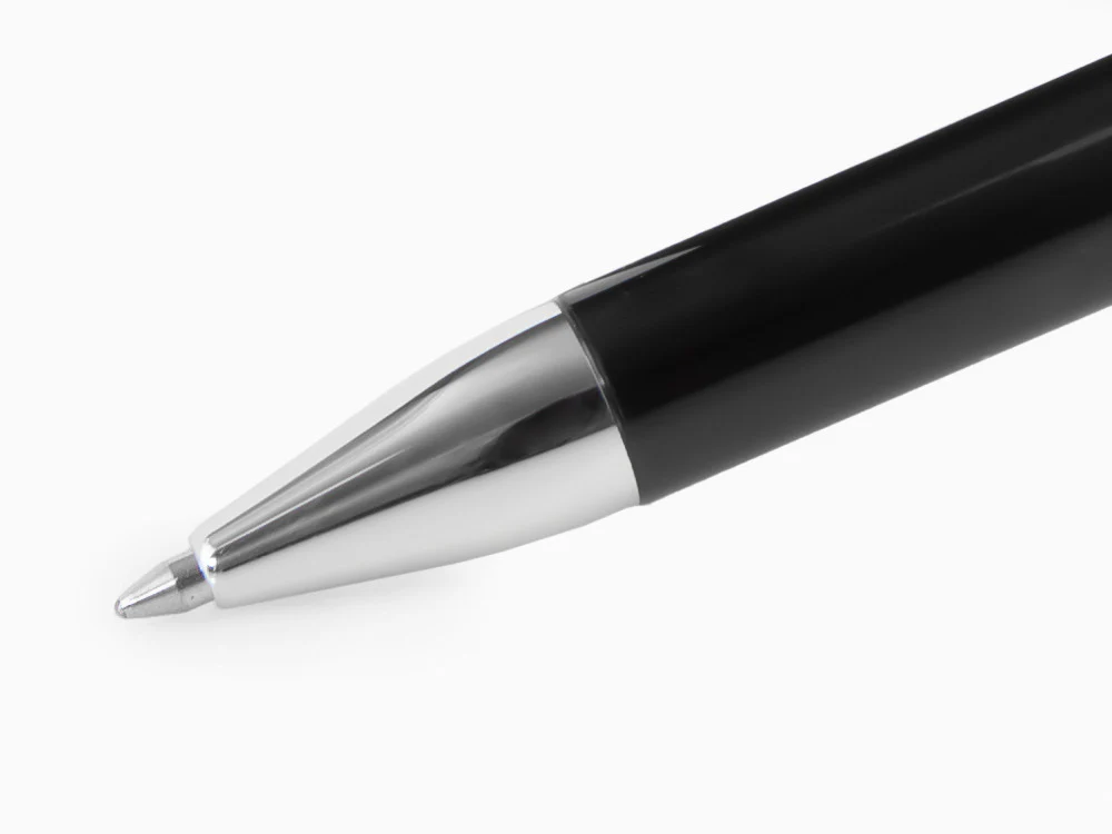 Aurora TU Ballpoint Pen - Black Resin - Chromed - T31CN - Image 5