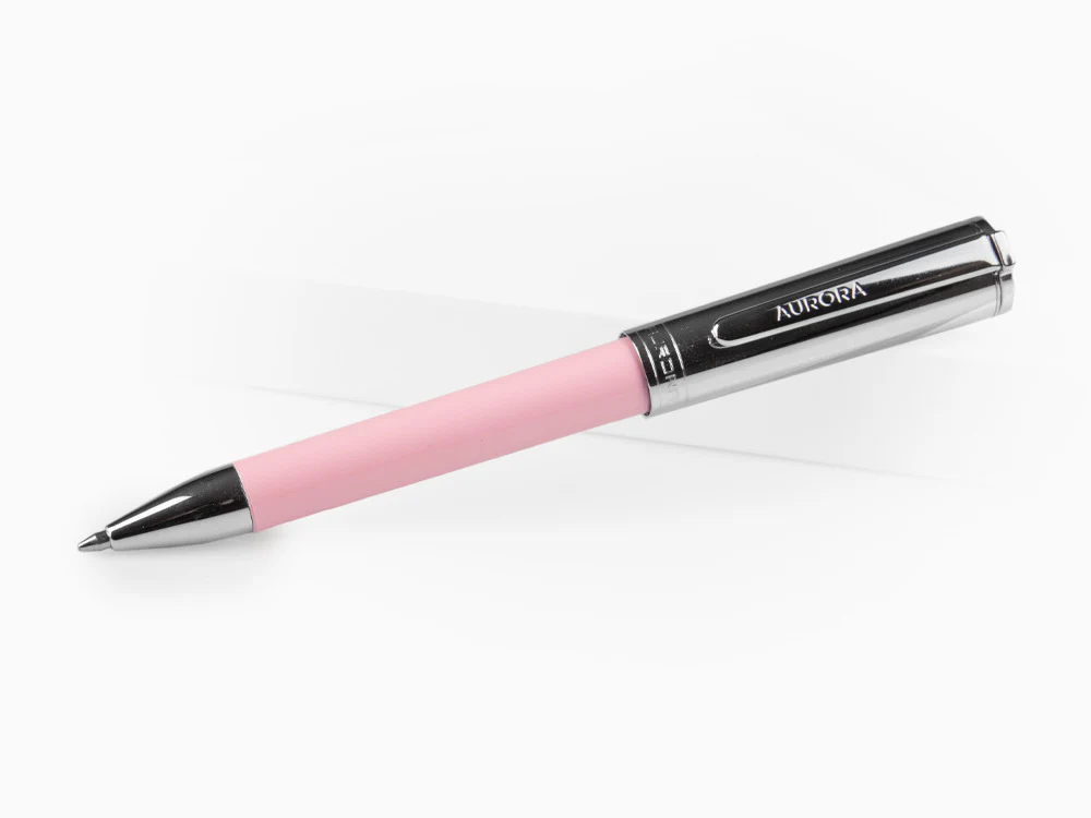 Aurora TU Ballpoint pen, Resin, Chrome trim, Rose, T31CP - Image 2