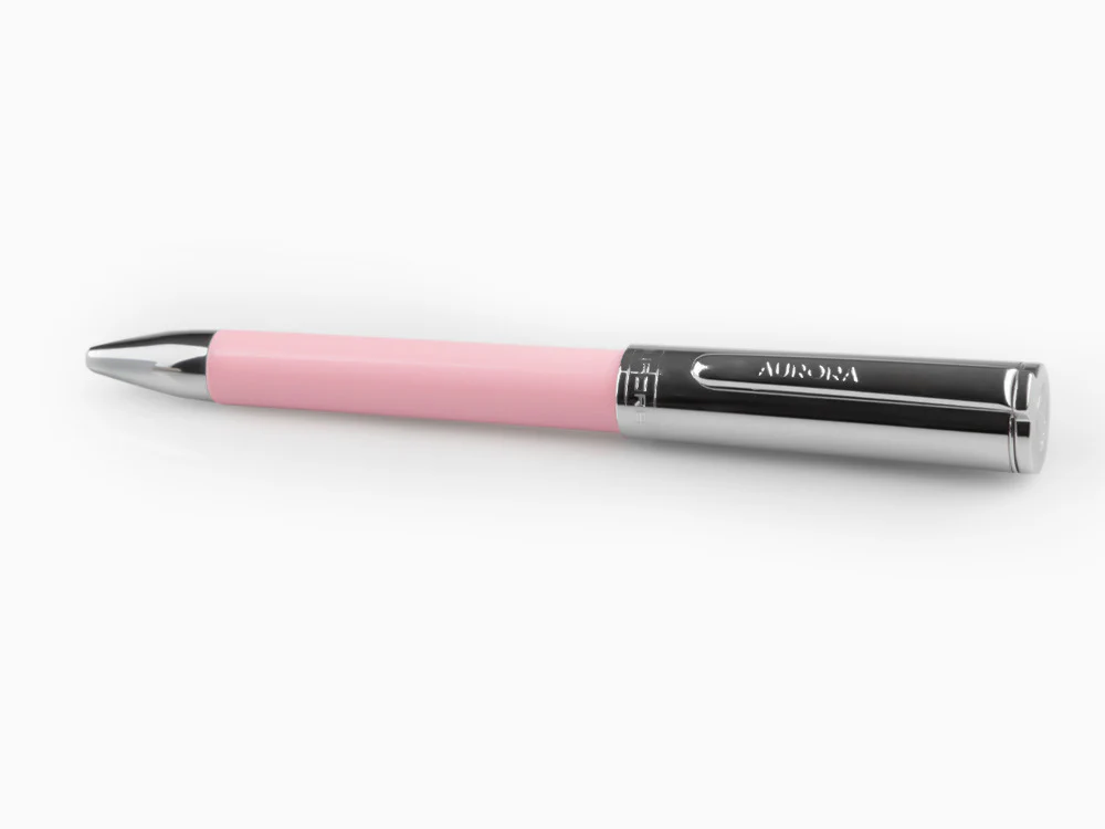 Aurora TU Ballpoint pen, Resin, Chrome trim, Rose, T31CP - Image 3