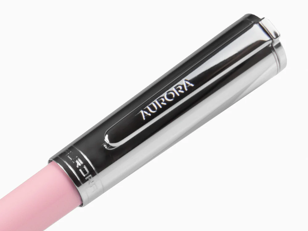 Aurora TU Ballpoint pen, Resin, Chrome trim, Rose, T31CP - Image 4