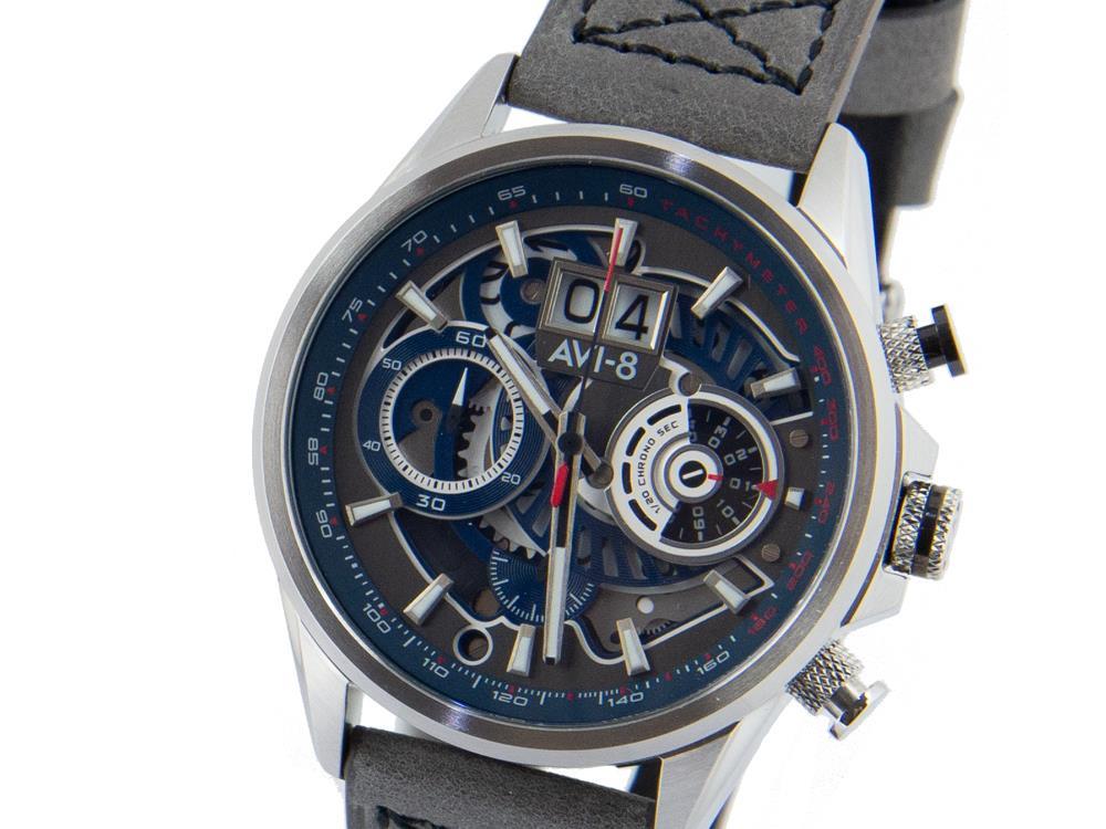 AVI-8 Hawker Harrier II Matador Quartz Watch, Blue, 45 mm, AV-4065-04 - Image 7