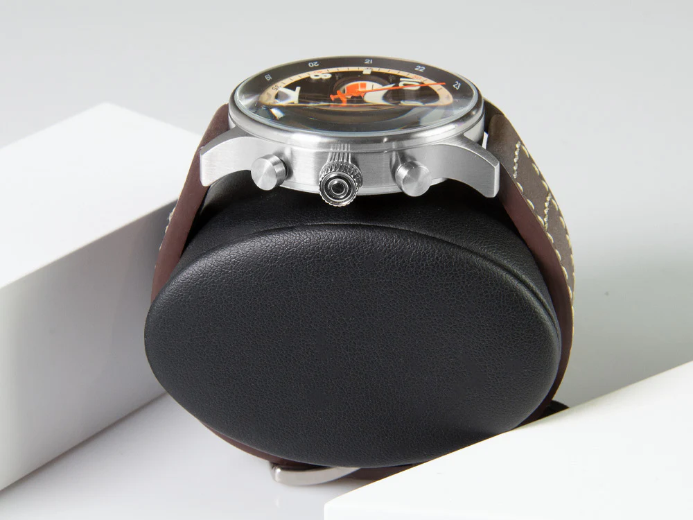 AVI-8 Hawker Hurricane Carey Dual Time Manston Quartz Watch, Black, AV-4088-01 - Image 5