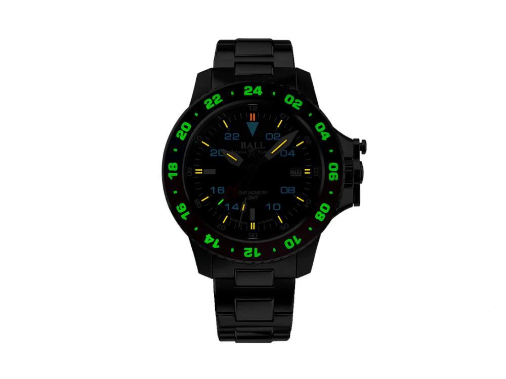 Ball Engineer Hydro. AEROGMT II Automatic Watch, Black, 40 mm, DG2118C-S9C-BK - Image 3