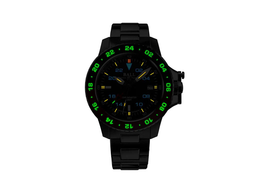 Ball Engineer Hydrocarbon AeroGMT II Automatic Watch, 40 mm, DG2118C-S11C-BK - Image 3