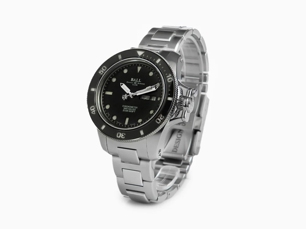 Ball Engineer Hydrocarbon Original Automatic Watch, Black, 43 mm, DM2218B-SCJ-BK - Image 4