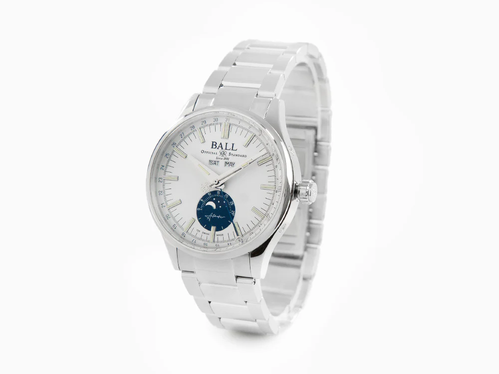 Ball Engineer II Moon Calendar Automatic Watch, Limited Edition, NM3016C-S1J-WH - Image 4