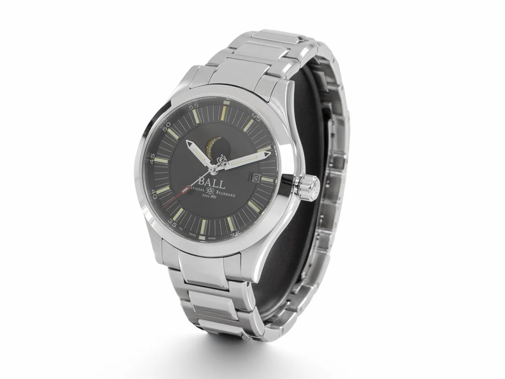 Ball Engineer II Moon Phase Automatic Watch, Ball RR1801, 41 mm,  NM2282C-SJ-GY - Image 4