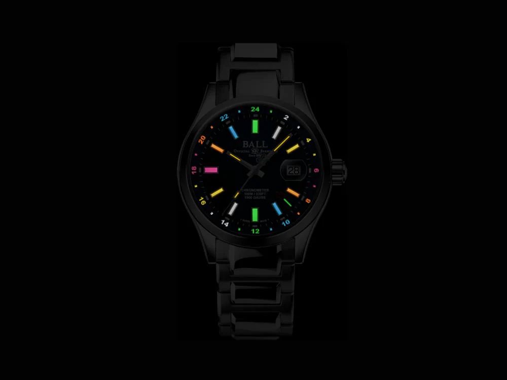 Ball Engineer III Endurance 1917 GMT Automatic Watch, 41mm, GM9100C-S2C-BER - Image 3