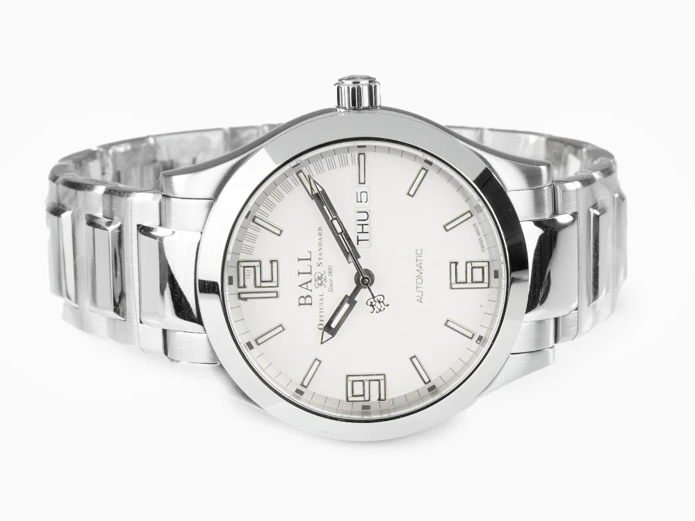 Ball Engineer III Legend Automatic Watch, Silver, 43 mm, NM9328C-S14A-SLGR - Image 7