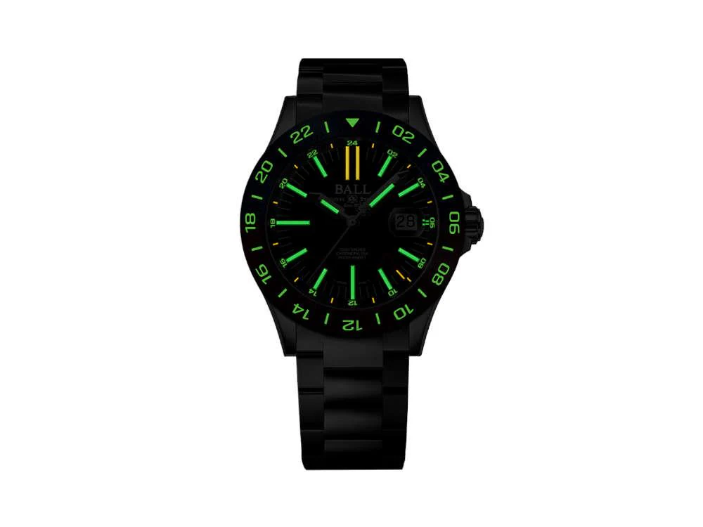 Ball Engineer III Outlier GMT Automatic Watch, Black, 40 mm, DG9002B-S2C-BK - Image 3