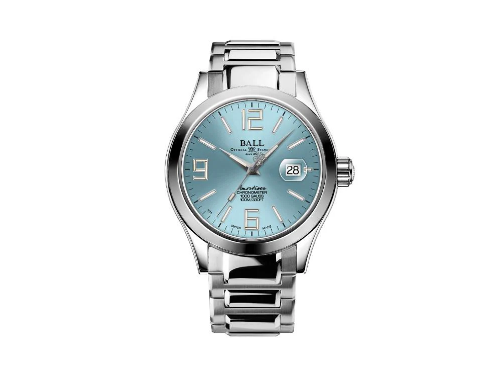 Ball Engineer III Pioneer II Automatic Watch, Light Blue, 43mm, NM9028C-S40CJ