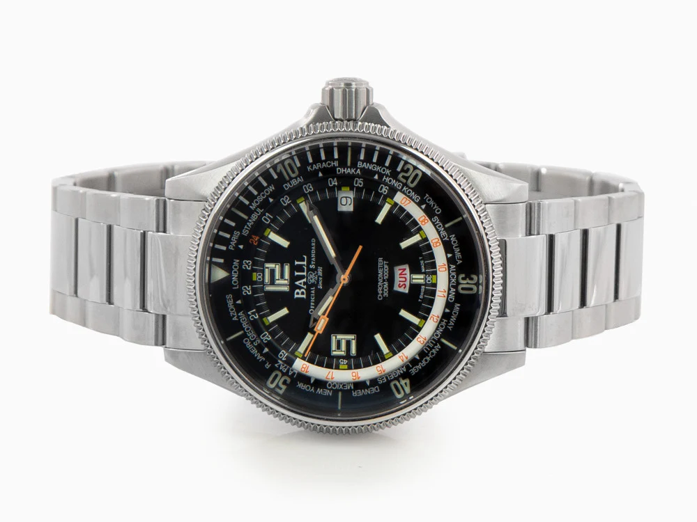 Ball Engineer Master II Diver Worldtime Automatic Watch, COSC, DG2232A-SC-BK - Image 7