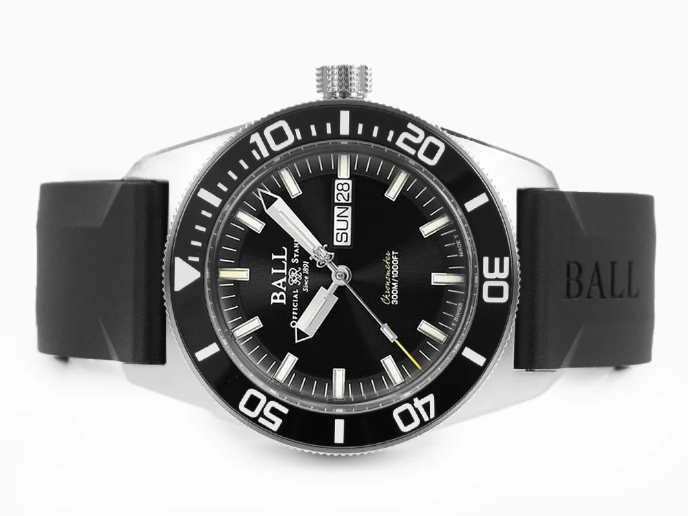 Ball Engineer Master II Skindiver Heritage Automatic Watch, 42 mm, DM3308A-PC-BK - Image 7