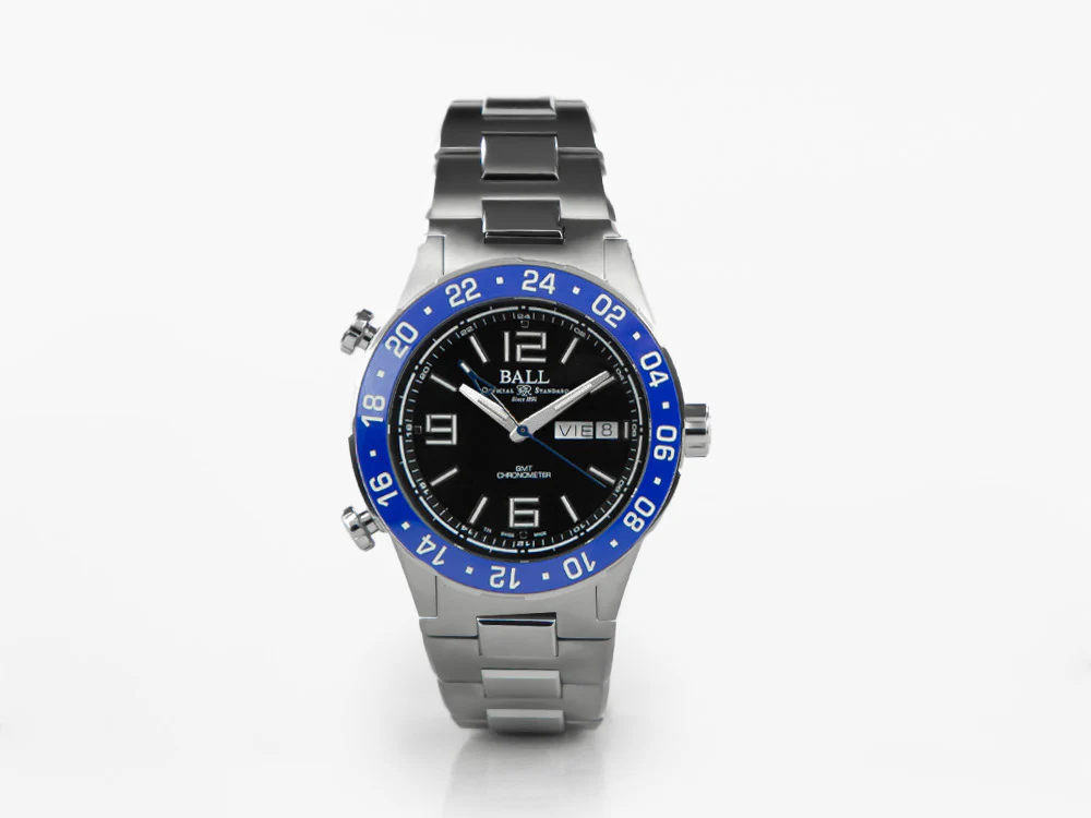 Ball Roadmaster Marine GMT Automatic Watch, Black, 40 mm, L.E., DG3030B-S6CJ-BK - Image 2