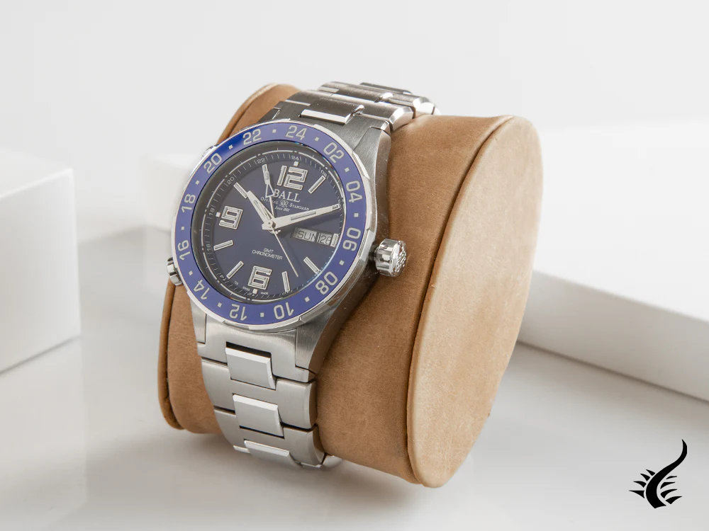Ball Roadmaster Marine GMT Automatic Watch, Blue, 40 mm, L.E., DG3030B-S6CJ-BE - Image 4