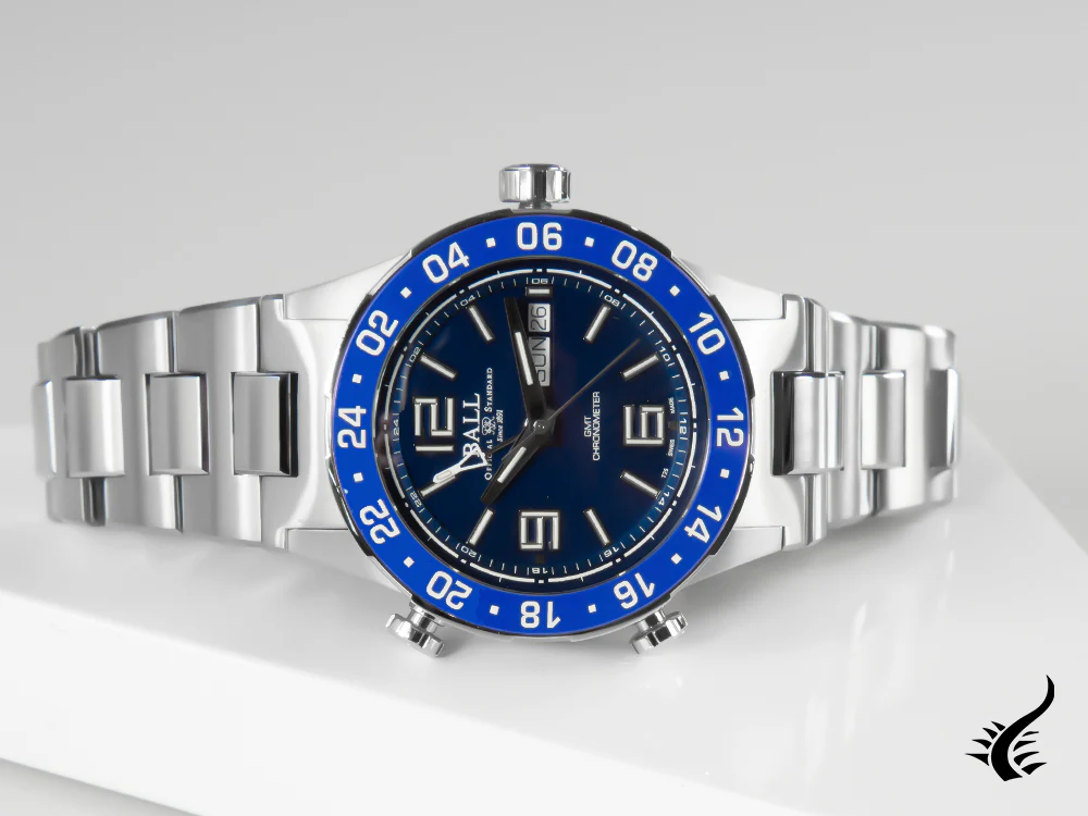 Ball Roadmaster Marine GMT Automatic Watch, Blue, 40 mm, L.E., DG3030B-S6CJ-BE - Image 7