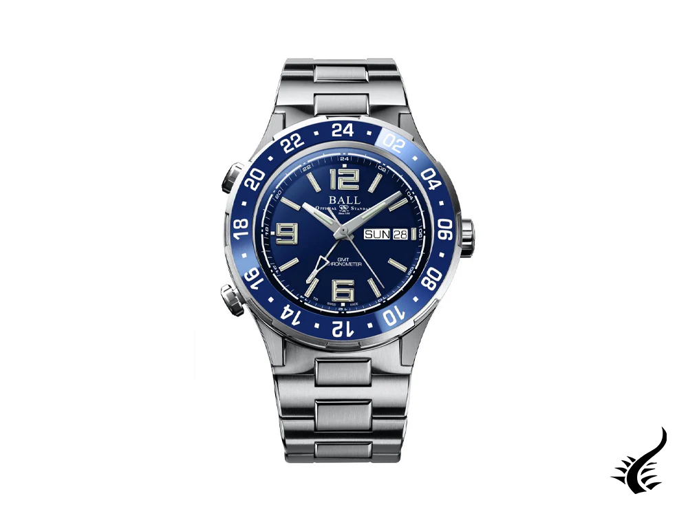 Ball Roadmaster Marine GMT Automatic Watch, Blue, 40 mm, L.E., DG3030B-S6CJ-BE - Image 8