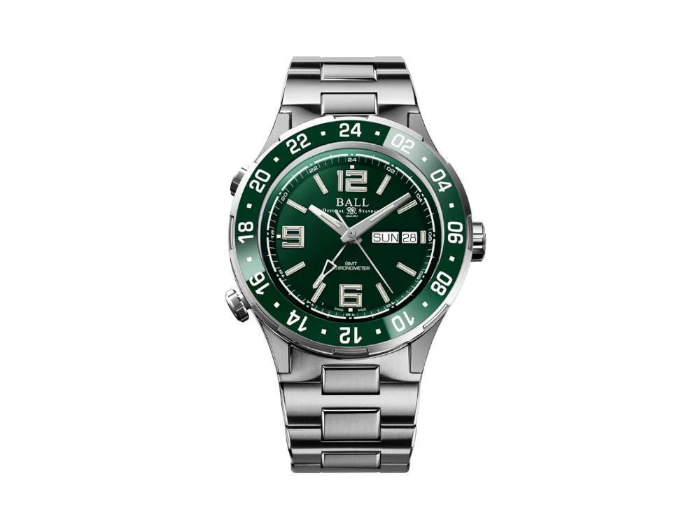 Ball Roadmaster Marine GMT Automatic Watch, Limited Edition, DG3000A-S5C-GR