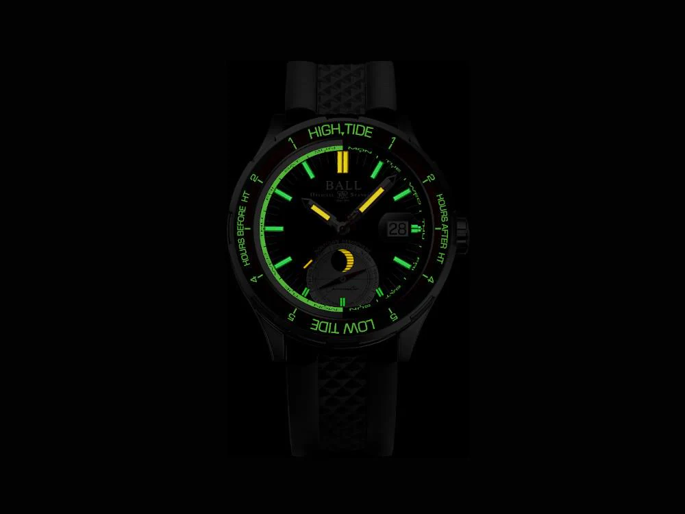 Ball Roadmaster Ocean Explorer Automatic Watch, Black, 41mm, DM3120C-S1CJ-BK - Image 3