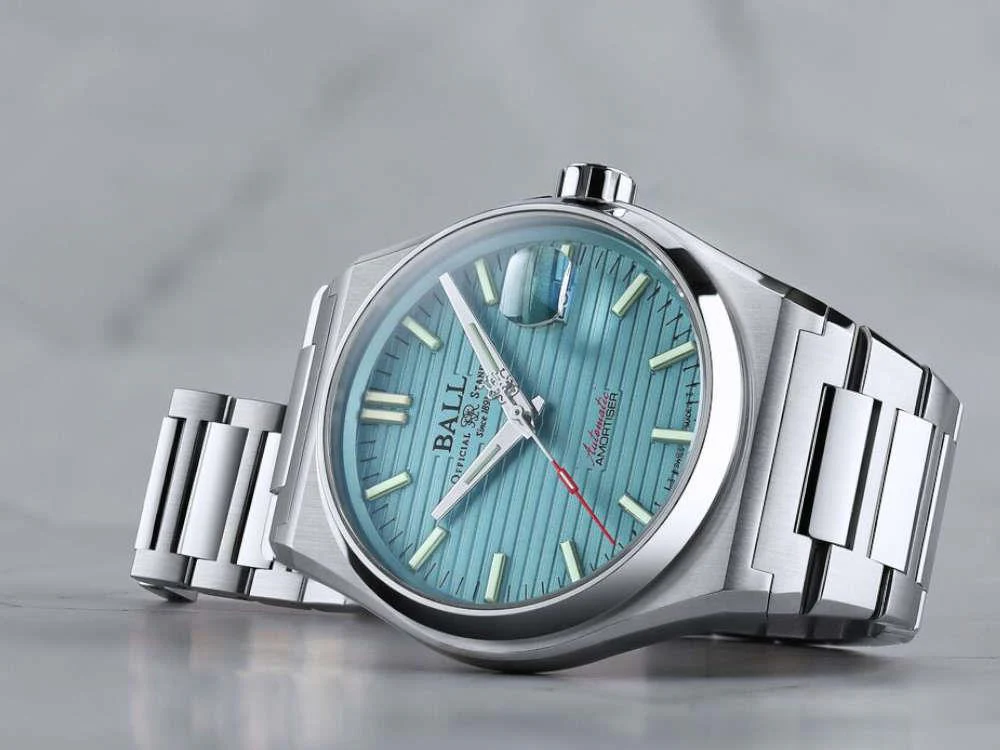 Ball Roadmaster Perseverer Automatic Watch, Ice Blue, 40 mm, NM9050C-S1-IBE - Image 4