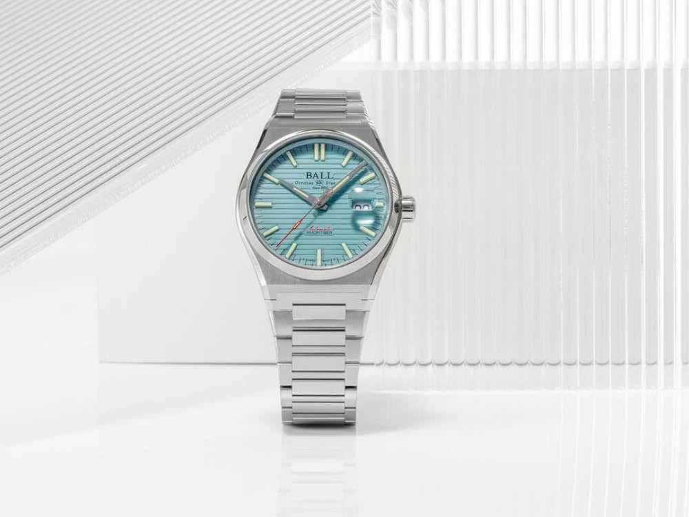 Ball Roadmaster Perseverer Automatic Watch, Ice Blue, 40 mm, NM9050C-S1-IBE - Image 5