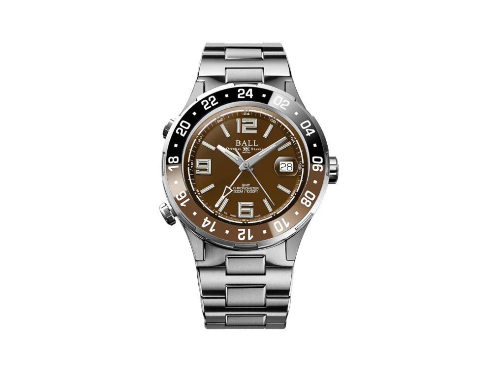 Ball Roadmaster Pilot GMT Automatic Watch, 40 mm, LE, DG3038A-S5CJ-BR - Image 2