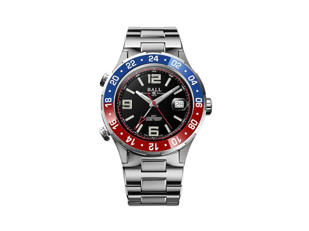 Ball Roadmaster Pilot GMT Automatic Watch, 40 mm, Limited Ed., DG3038A-S2C-BK - Image 2