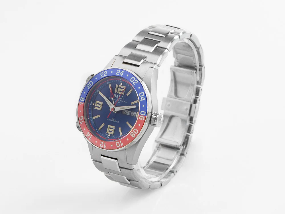 Ball Roadmaster Pilot GMT Automatic Watch, Blue, Limited Edition, DG3038A-S2C-BE - Image 4
