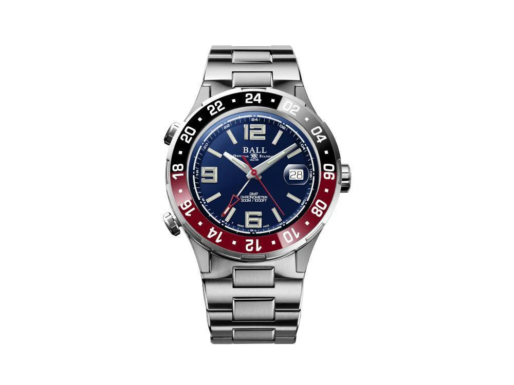 Ball Roadmaster Pilot GMT Automatic Watch, Limited Ed., COSC, DG3038A-S1C-BE - Image 2