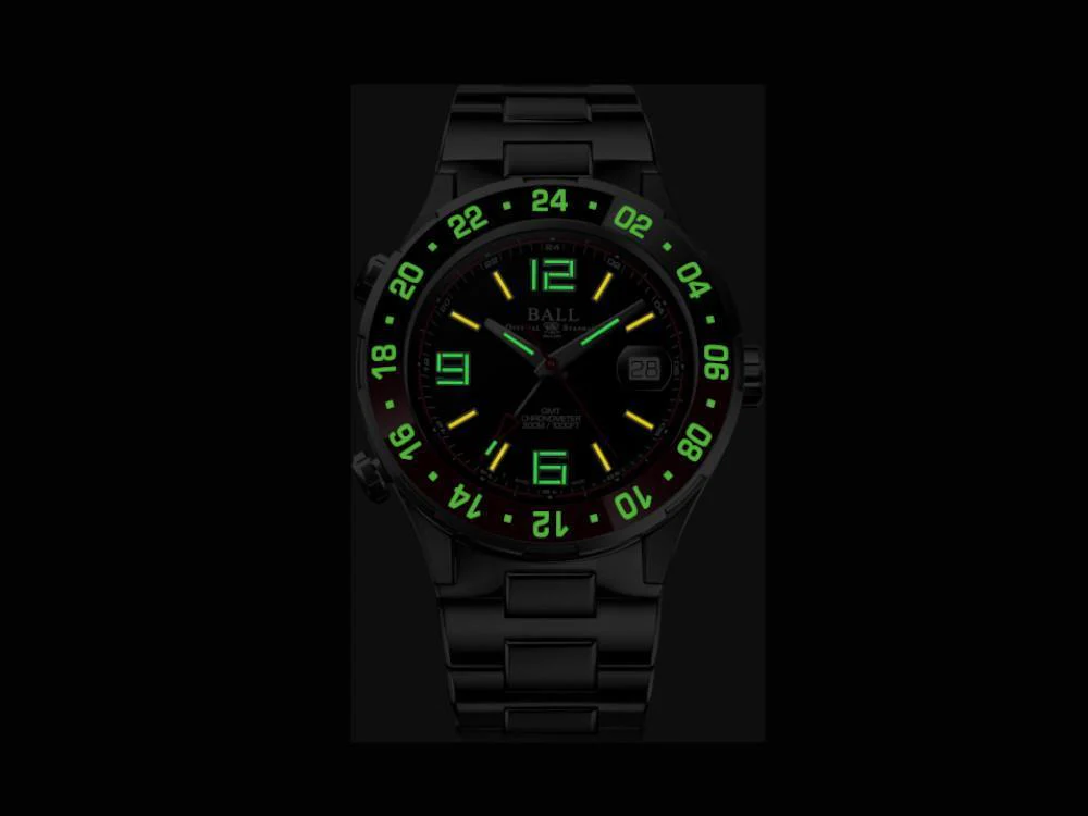 Ball Roadmaster Pilot GMT Automatic Watch, Limited Ed., COSC, DG3038A-S1C-BE - Image 3