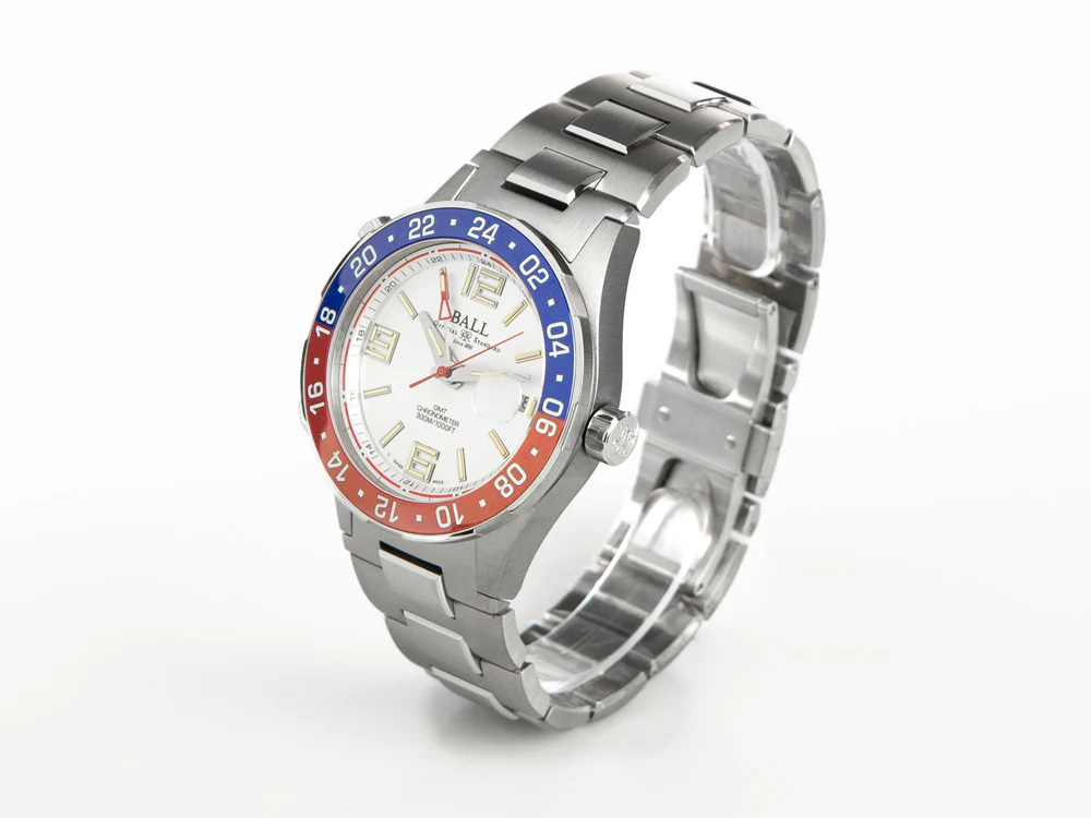 Ball Roadmaster Pilot GMT Automatic Watch, White, 40 mm, Lim Ed., DG3038A-S2C-WH - Image 4