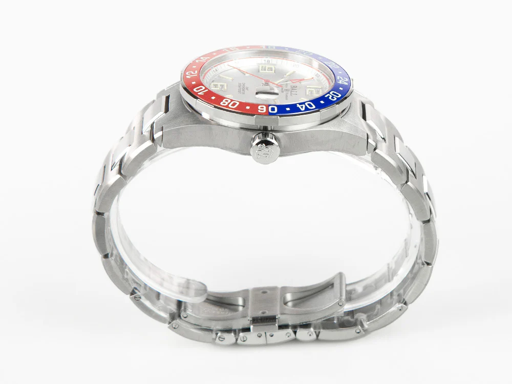 Ball Roadmaster Pilot GMT Automatic Watch, White, 40 mm, Lim Ed., DG3038A-S2C-WH - Image 6