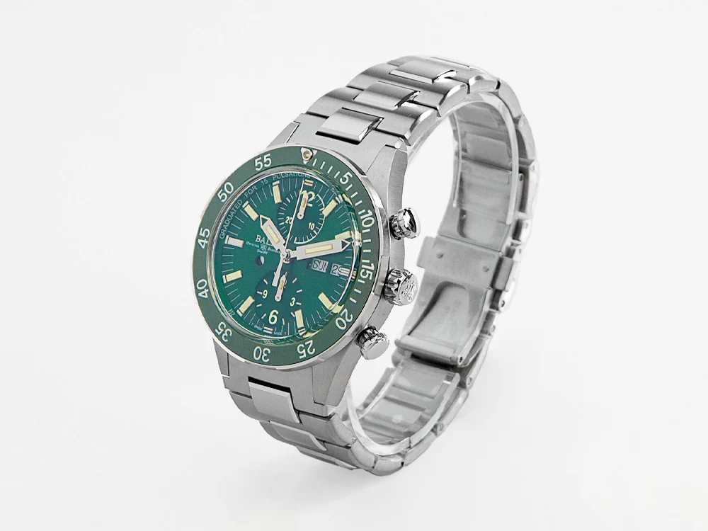 Ball Roadmaster Rescue Chronograph Automatic Watch, Green, LE, DC3030C-S2-GR - Image 4
