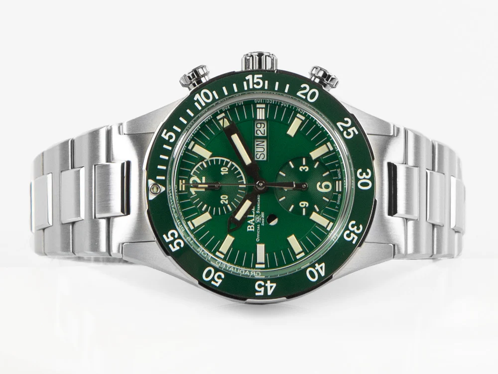 Ball Roadmaster Rescue Chronograph Automatic Watch, Green, LE, DC3030C-S2-GR - Image 7