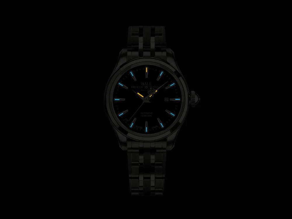Ball Trainmaster Eternity Ladies Watch, Ball RR1104, Black, Steel bracelet - Image 3