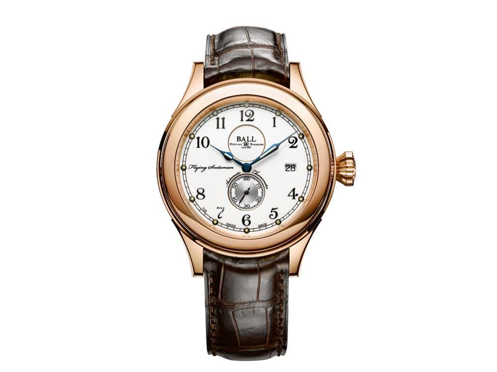 Ball Trainmaster Flying Scotsman Watch,  Leather band, Limited Edition, COSC - Image 2