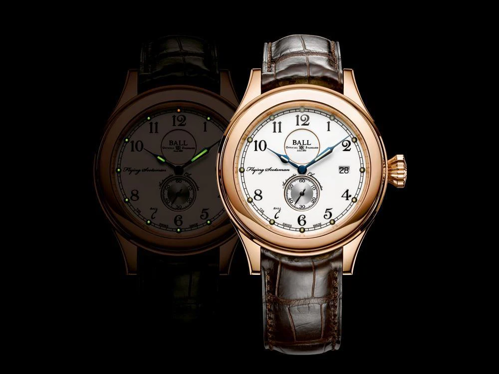 Ball Trainmaster Flying Scotsman Watch,  Leather band, Limited Edition, COSC - Image 5