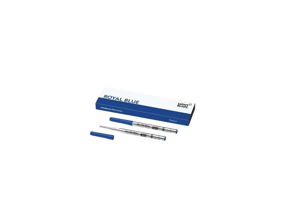 Ballpoint refill 2x1 Montblanc, Royal Blue, Medium, 128214 - Image 2