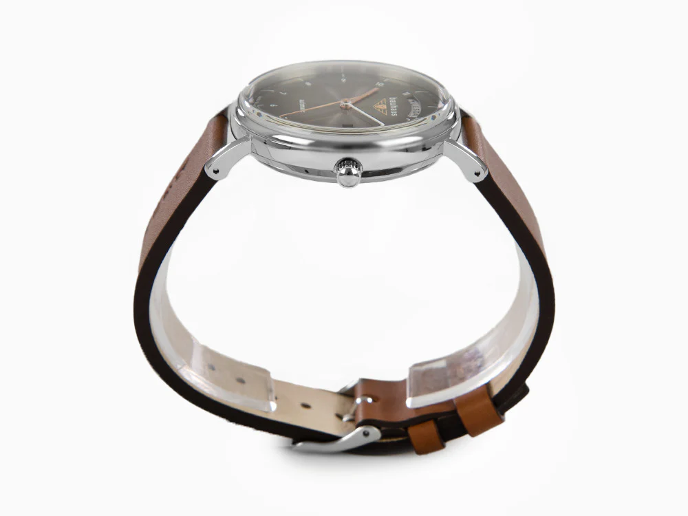 Bauhaus Automatic Watch, Black, 41 mm, Day and date, 2162-2 - Image 5