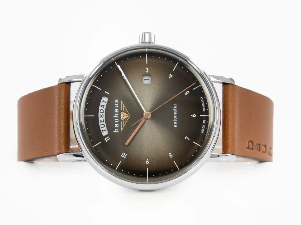 Bauhaus Automatic Watch, Black, 41 mm, Day and date, 2162-2 - Image 7