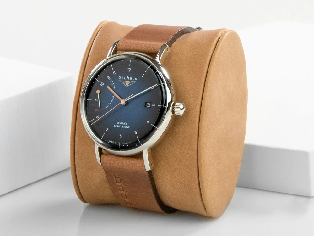 Bauhaus Automatic Watch, Blue, 41 mm, Day, 2160-3 - Image 4