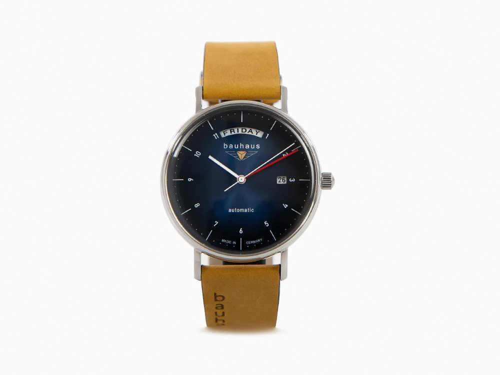 Bauhaus Automatic Watch, Blue, 41 mm, Day and date, 2162-3 - Image 2