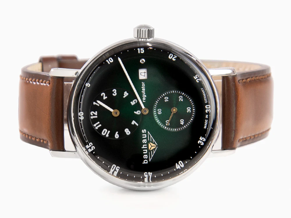 Bauhaus  Automatic Watch, Green, 41 mm, Day, 2126-4 - Image 7
