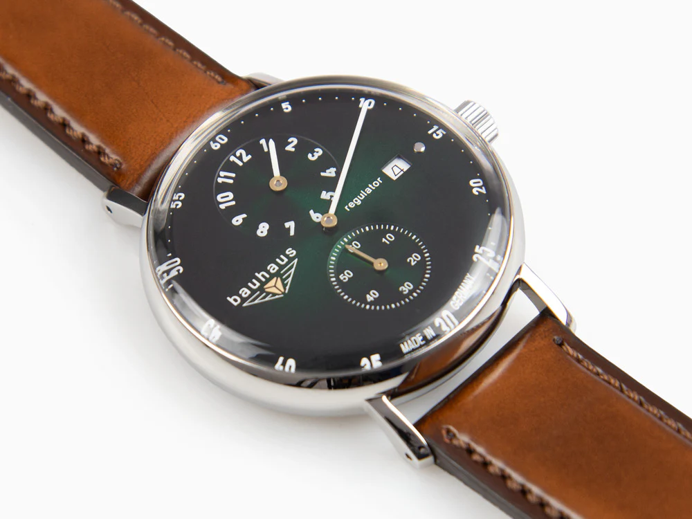 Bauhaus  Automatic Watch, Green, 41 mm, Day, 2126-4 - Image 8