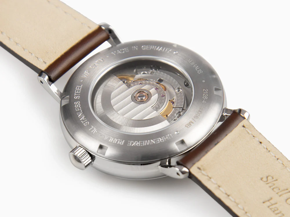 Bauhaus  Automatic Watch, Green, 41 mm, Day, 2126-4 - Image 9