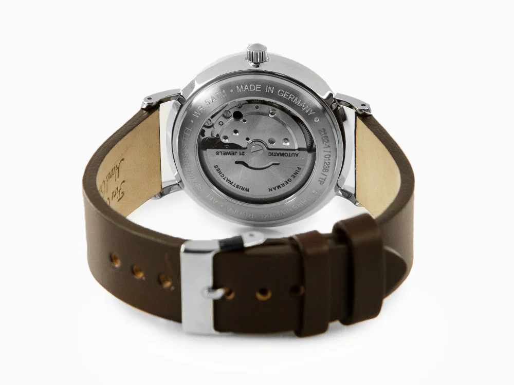 Bauhaus Automatic Watch, White, 41 mm, Day and date, 2162-1 - Image 3