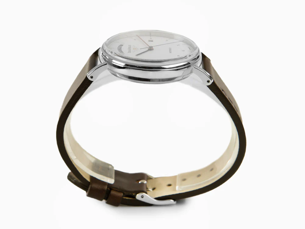 Bauhaus Automatic Watch, White, 41 mm, Day and date, 2162-1 - Image 6
