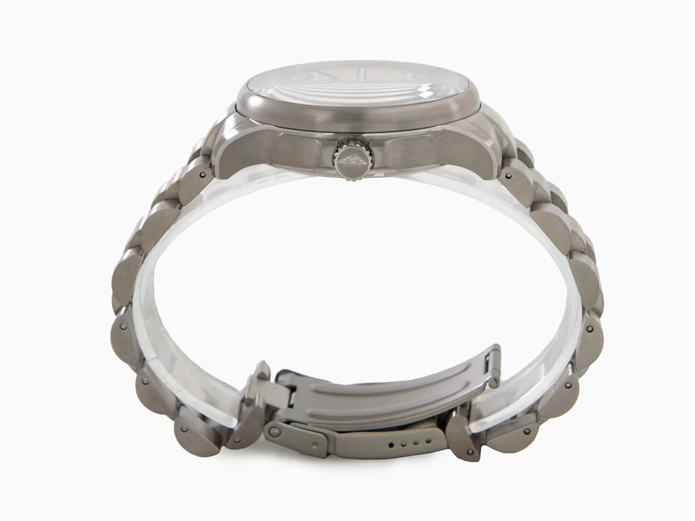 Bauhaus Aviation Automatic Watch, Titanium, Beige, 42 mm, 8205, GMT, 2868M-5 - Image 5